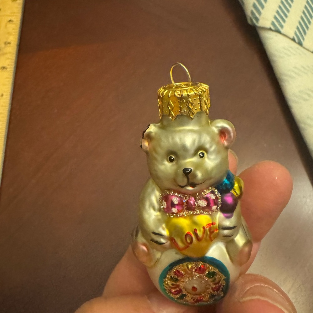 4 Handcrafted glass ornaments - Picture 11 of 12